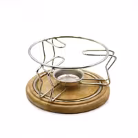 وارمر قوری فلزی چوبی