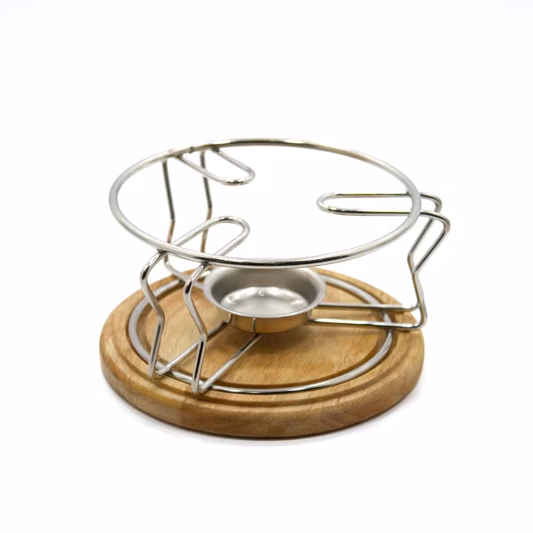 وارمر قوری فلزی چوبی