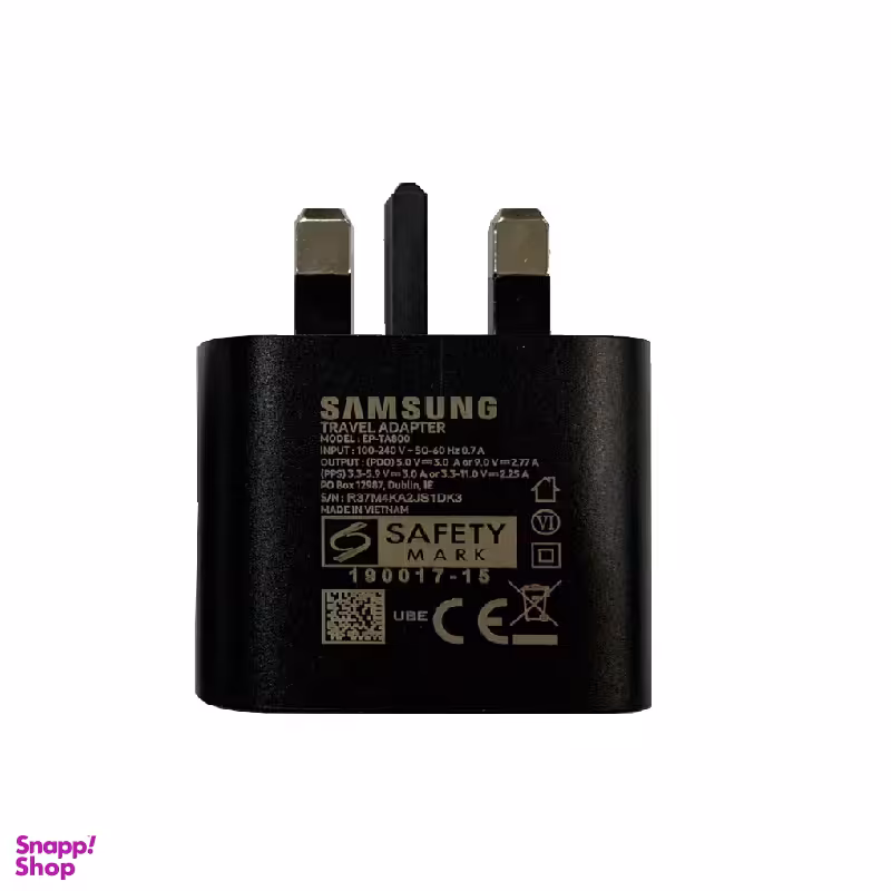 آداپتور فست شارژ اصلی تایپ سی سامسونگ (Samsung)