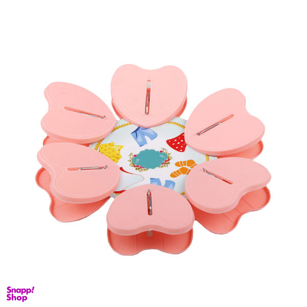 گیره آویز مدل قلب G6 بسته 6 عددی