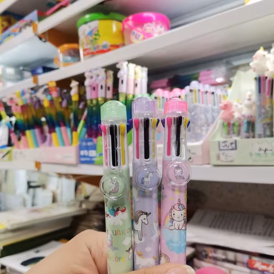 خودکار هشت رنگ فانتزی