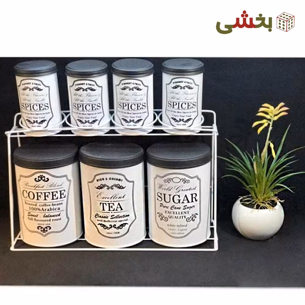 پاسماوری 7تیکه فلزی طرح کلاسیک