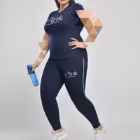 ست پینک تیشرت شلوار