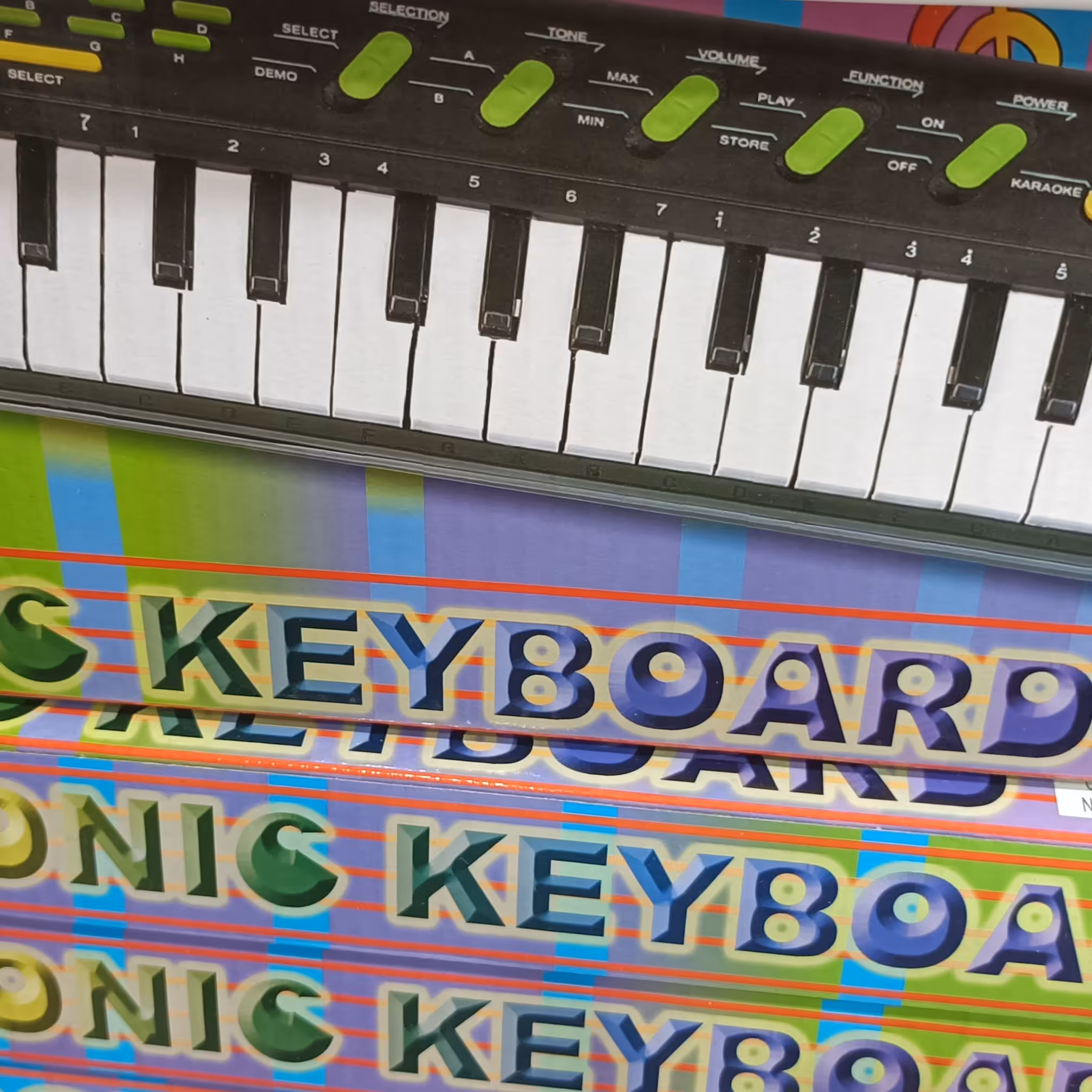 ارگ موزیکال باتری خور با میکروفن 