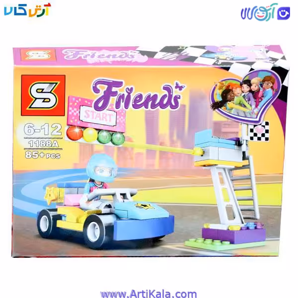 لگو فرندز مدل مسابقه رالی S1188A