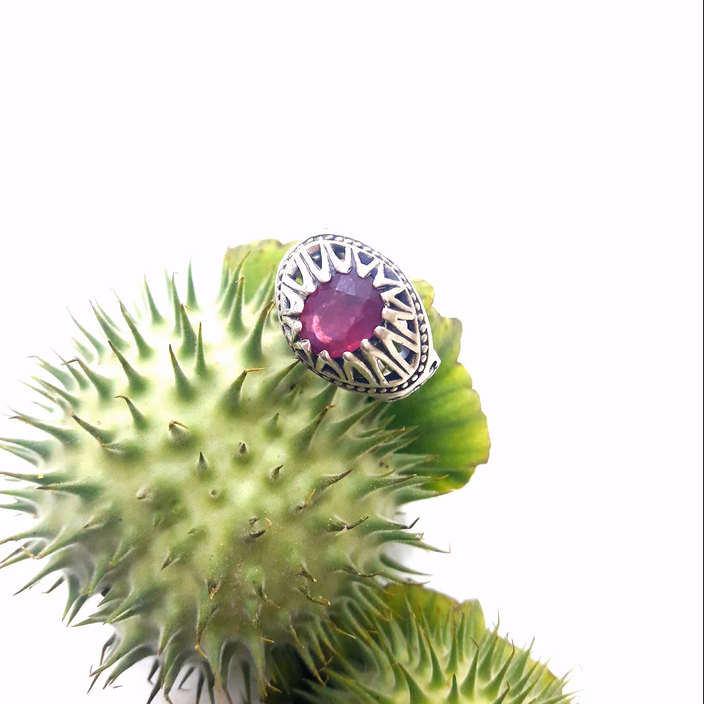 انگشتر نقره مردانه بانگین یاقوت قرمز معدنی صدرصد نچرال و اصل،بسیار زیبا و خوشدست