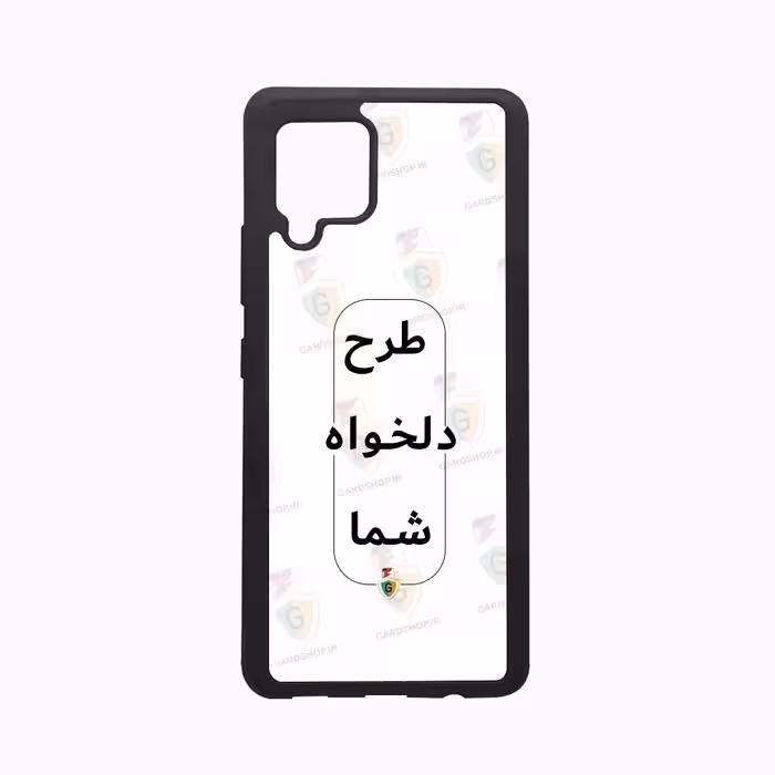 قاب طرح دلخواه گوشی سامسونگ A42 دور ژله مشکی