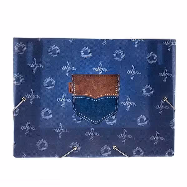 پوشه کش دار سهند طرح جین XO - سایز A4