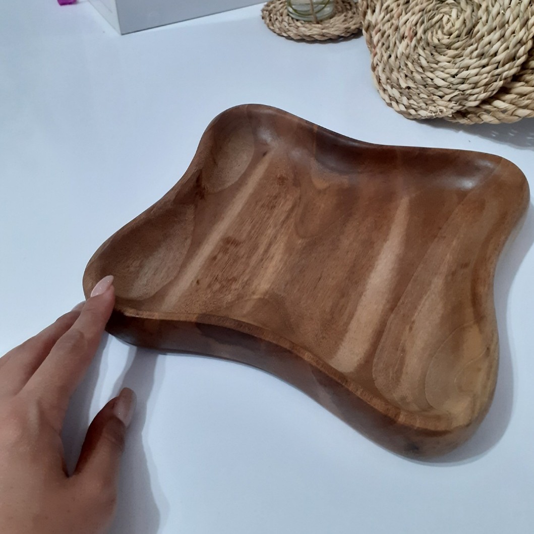 سینی چوبی پروانه