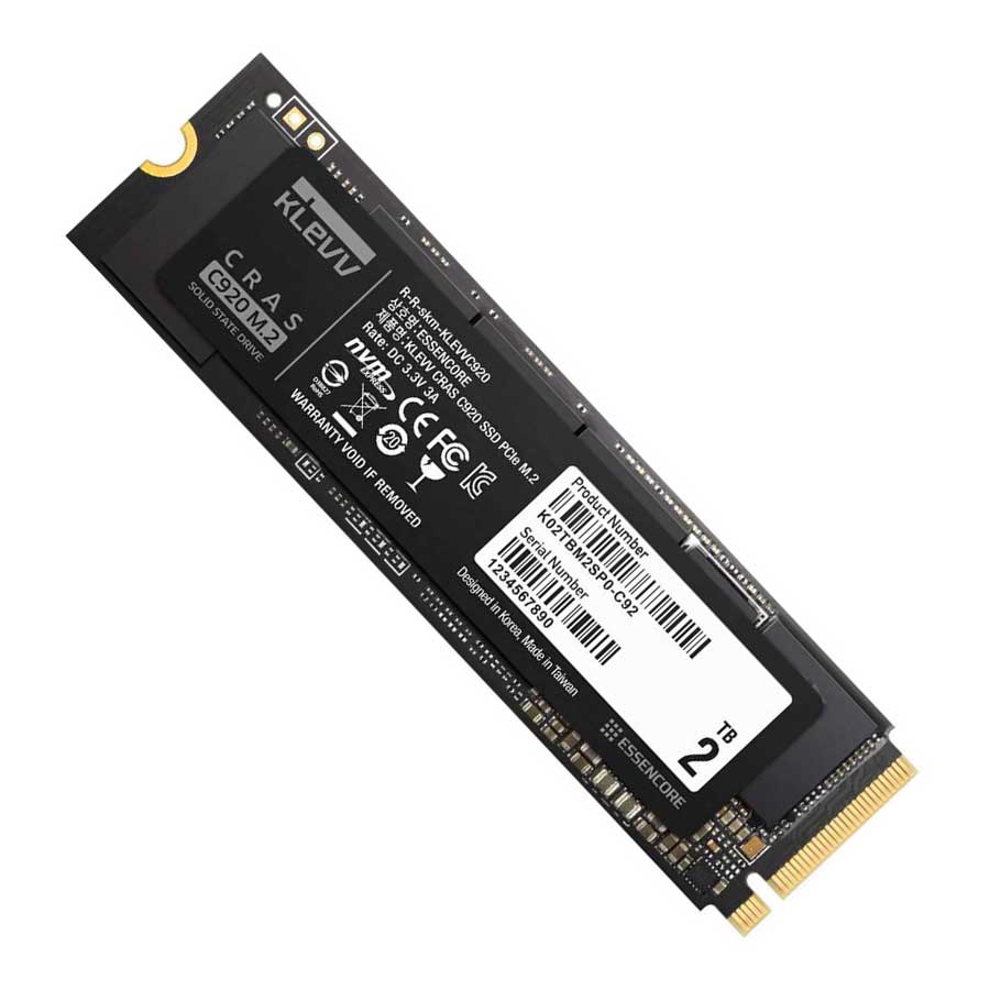قیمت و خرید اس اس دی 2 ترابایت کلو مدل CRAS C920 M.2 2280 PCIe NVMe | یاس ارتباط