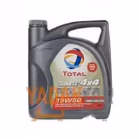 روغن موتور  15W50 توتال  Quartz 4X4 حجم 4 لیتر