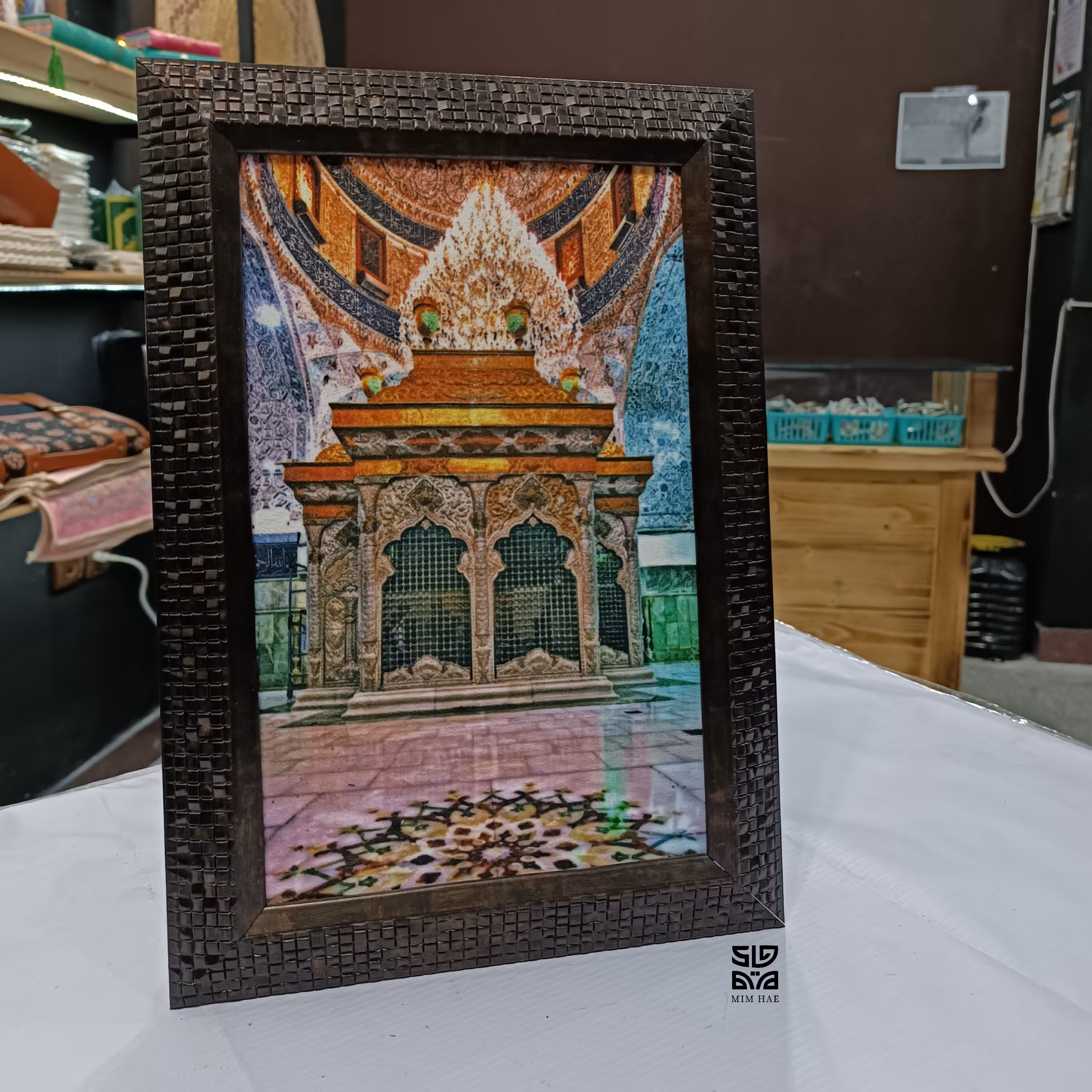 تابلو تمام مخمل با قاب