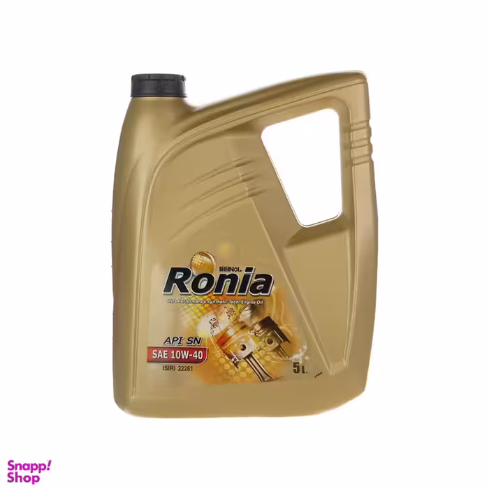 روغن موتور خودرو ایرانول مدل رونیا حجم 5 لیتر