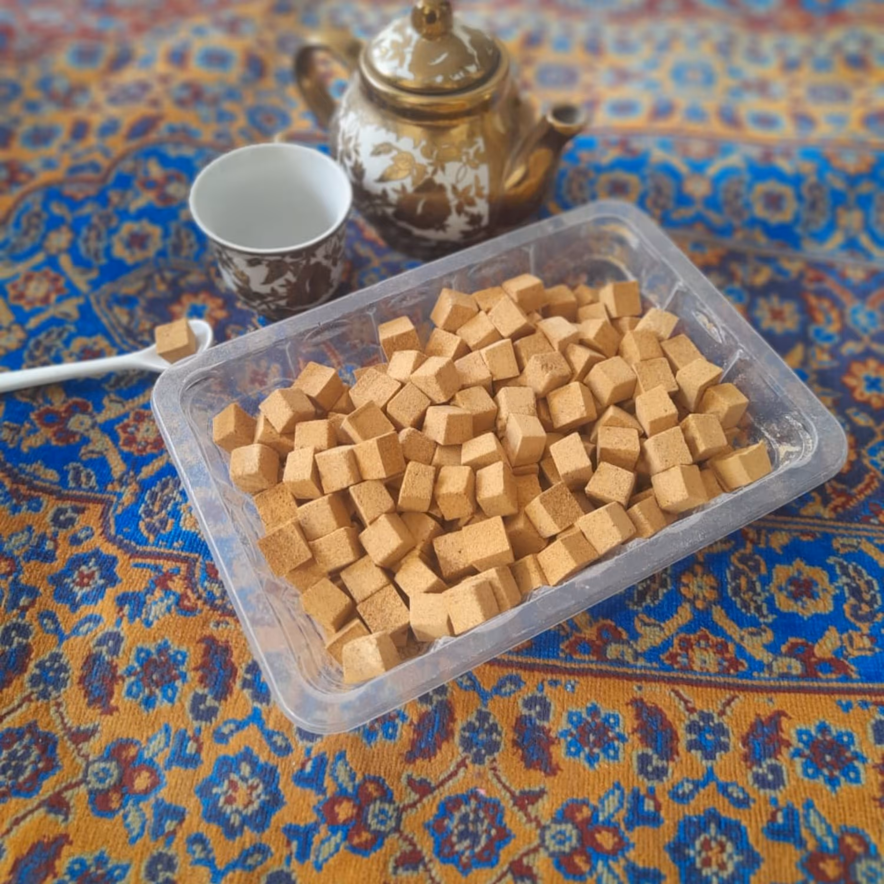 حبه عناب وزنجبیل قند رژیمی کاملا اورگانیک بدون افزودنی