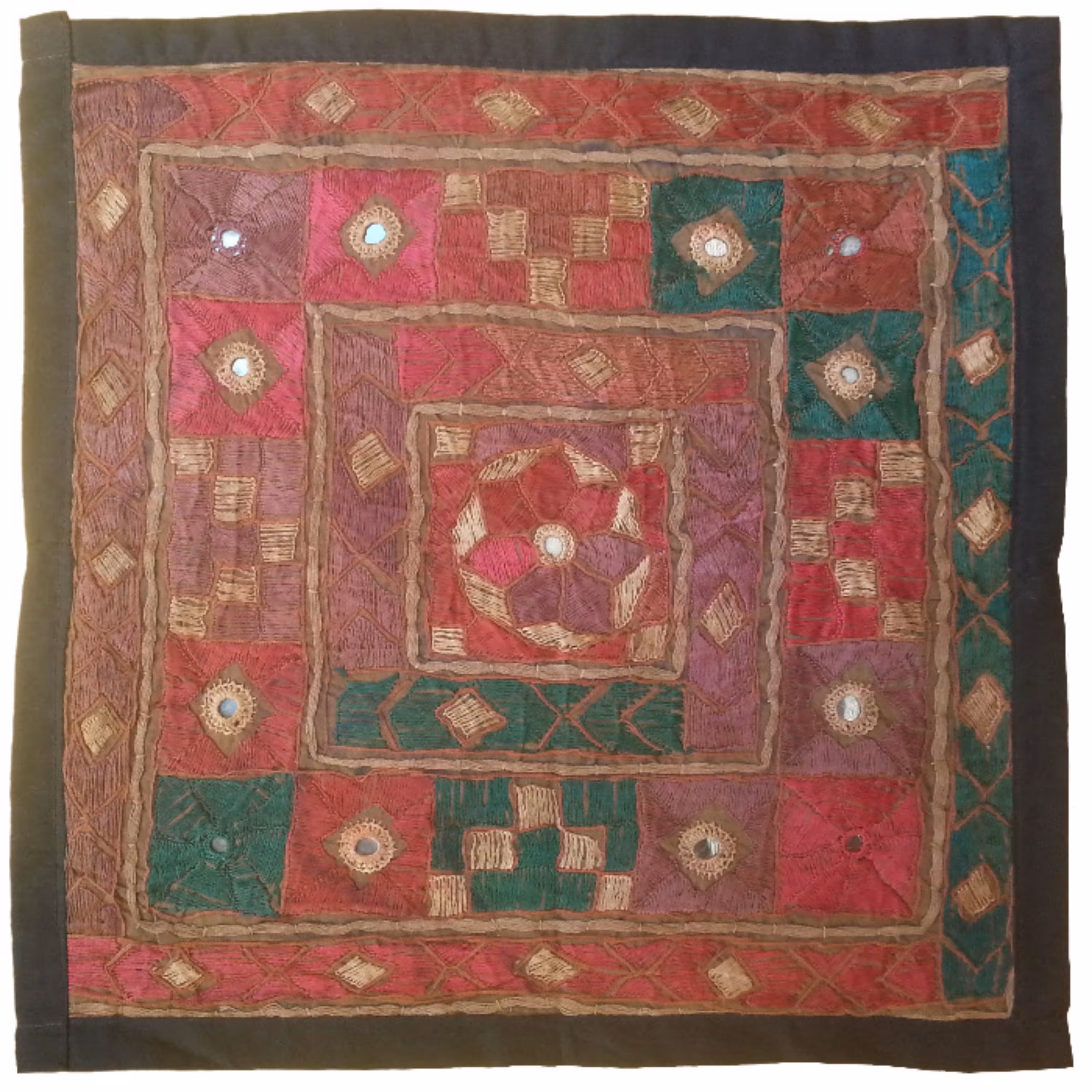 وسط میزی کوچک عسلی سوزن دوزی کد QUSOOZ57