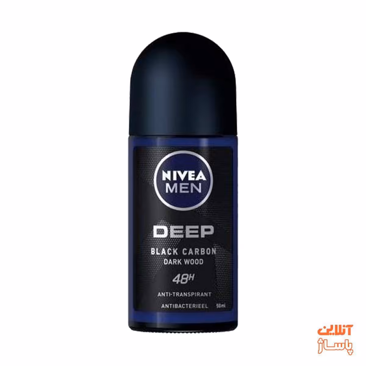 رول ضد تعریق مردانه نیوآ مدل Deep Black Carbon Dark Wood حجم 50 میلی لیتر