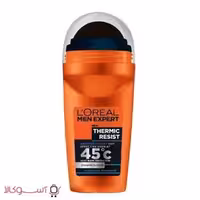 رول ضد تعریق مردانه لورآل مدل ترمیک رسیست thermic resist حجم 50 میل