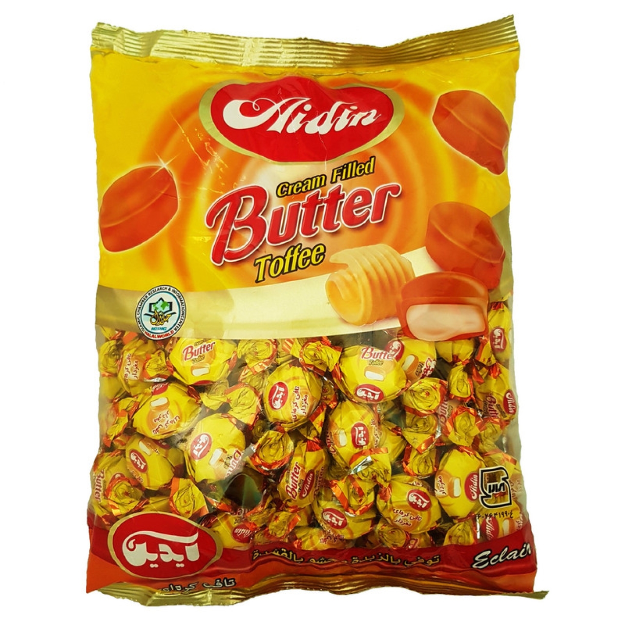 تافی کرهای آیدین حجم 250 گرم