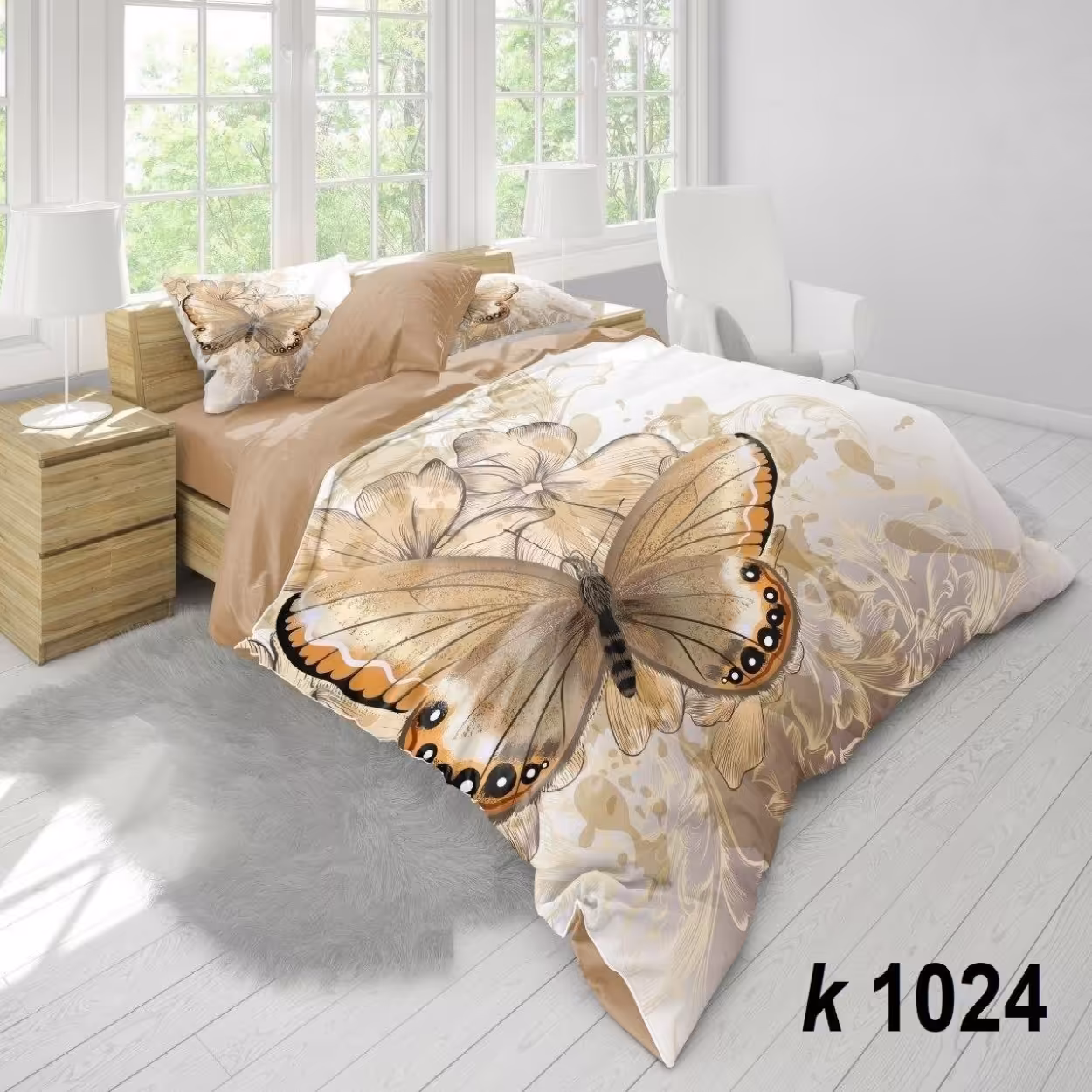 سرویس روتختی ترک إو turkev کد K-1024 دونفره 6 تکه