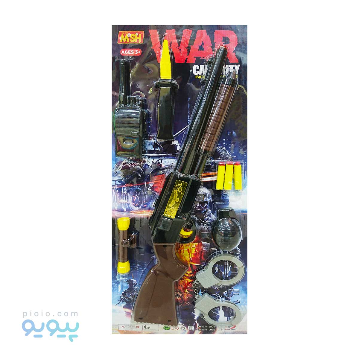 اسباب بازی تفنگ وینچستر روکارتی آیتم MSH008 عمده و کارتنی