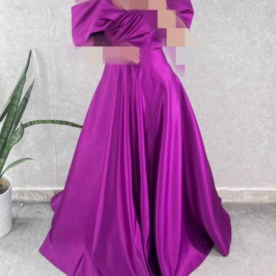 پیراهن شب زنانه ساتن مدل پرنسسی