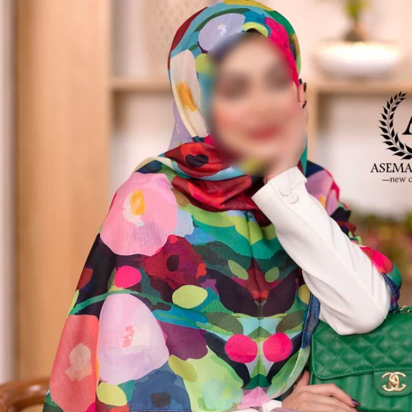 روسری نخی  رنگی بهاره