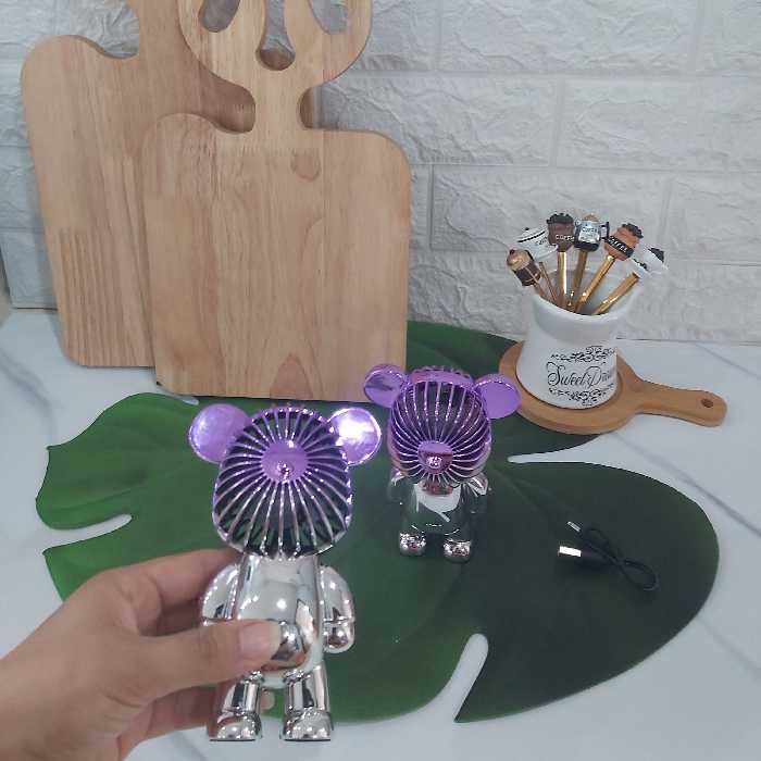 پنکه شارژی طرح میکی موس