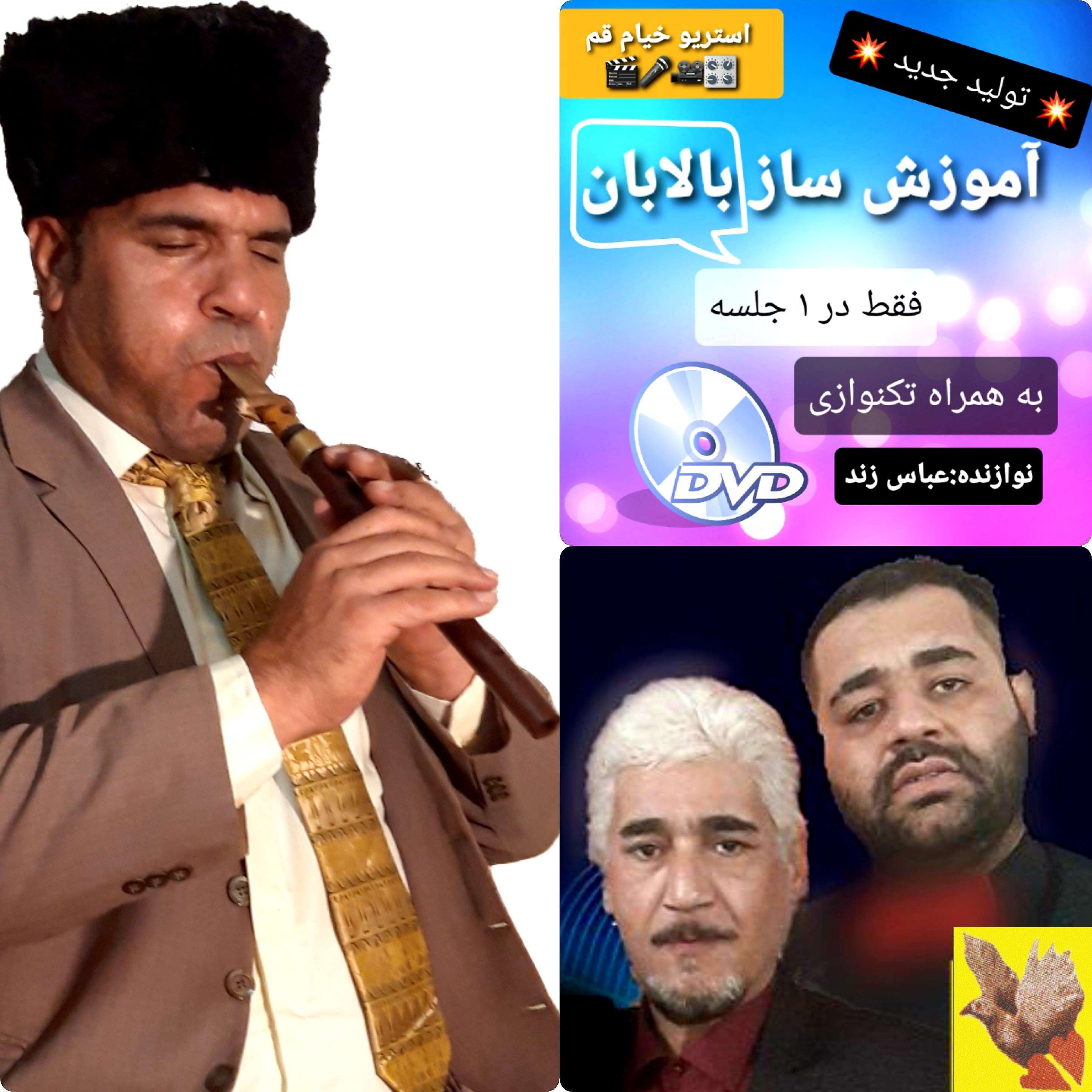 سی دی اموزش ساز بالابان ( اموزش بالاوان )