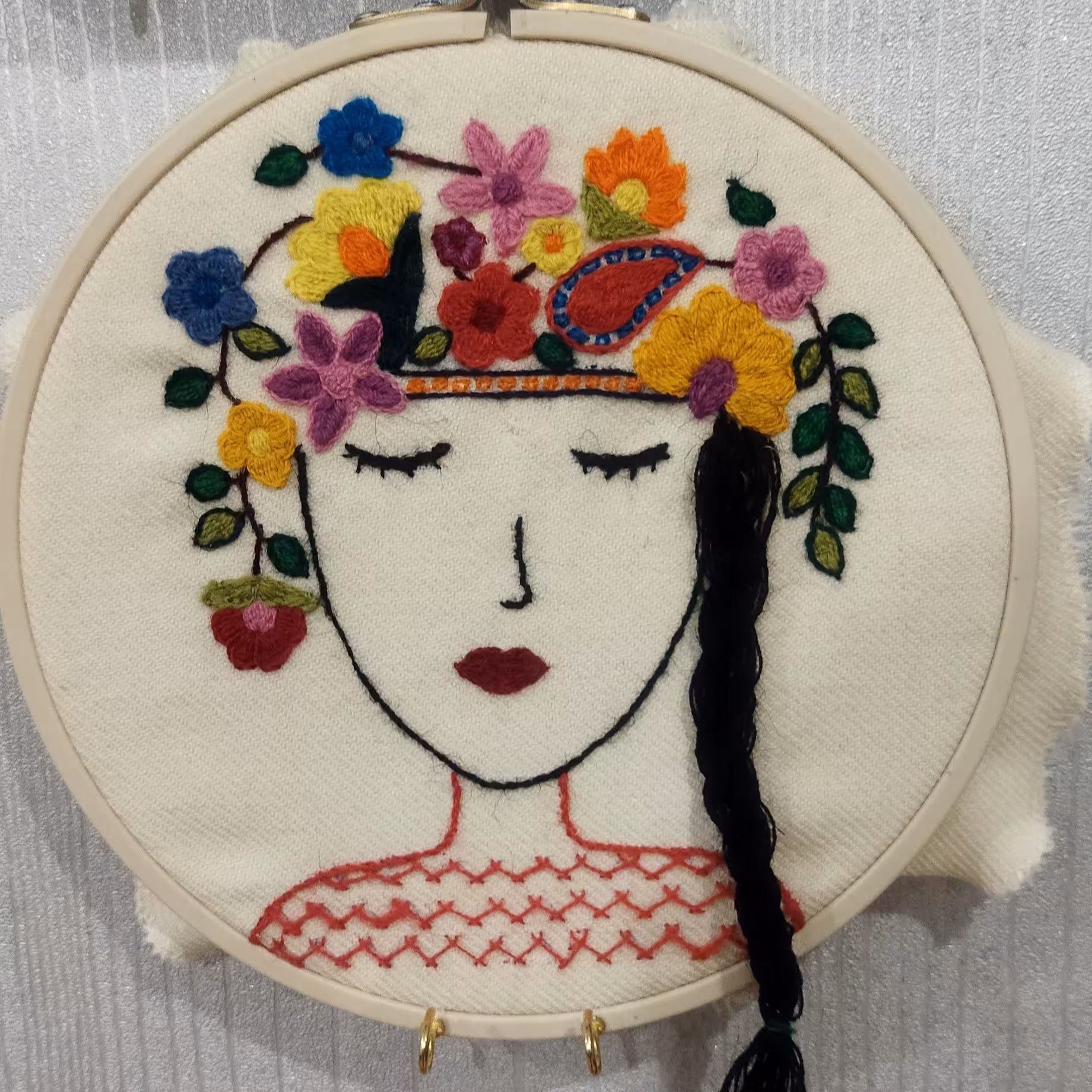 پته فانتزی  طرح گل گیس