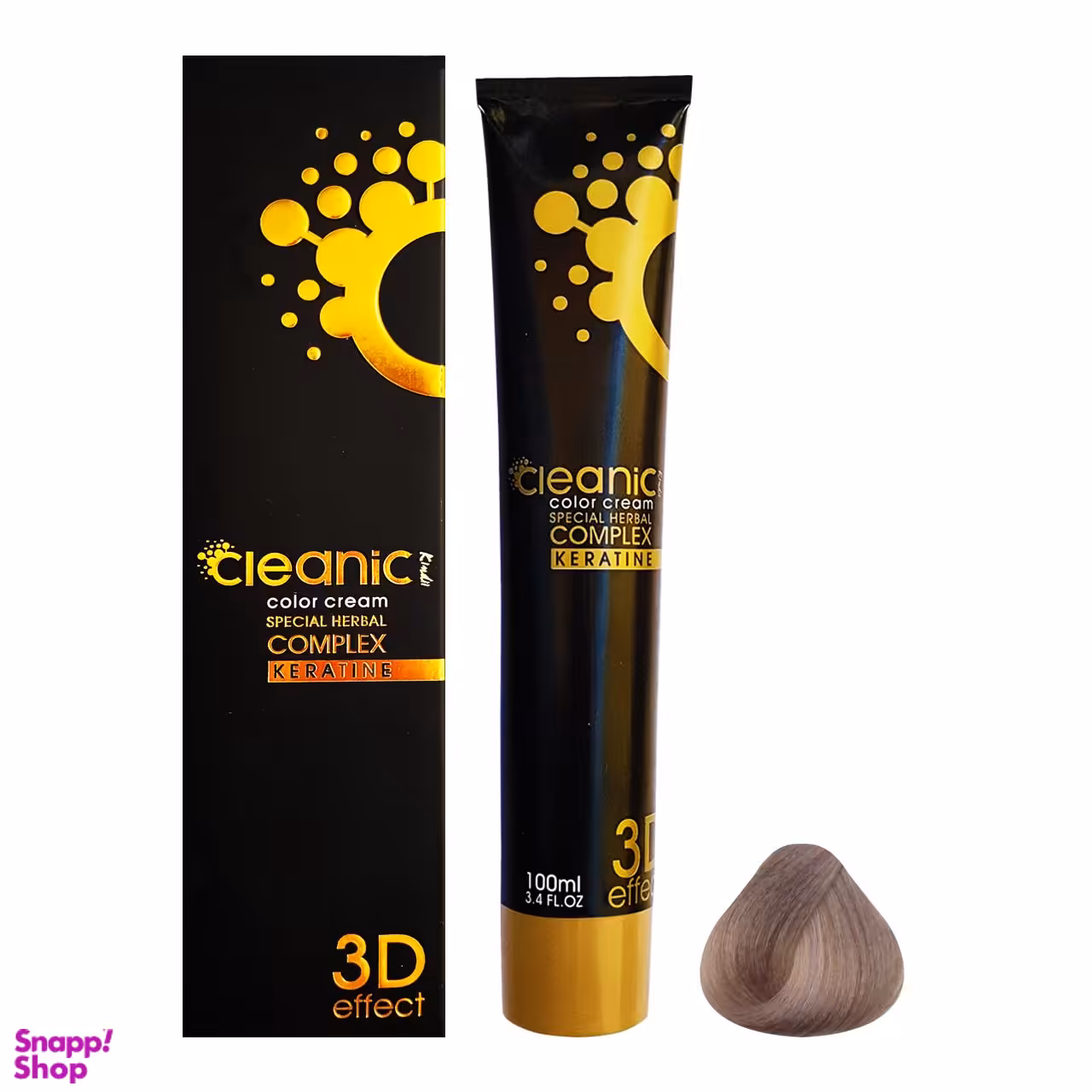 رنگ مو کلینیک کیندی شماره 7.1 رنگ بلوند خاکستری متوسط حجم 100 میلی‌ لیتر