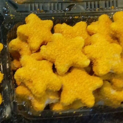 ناگت مرغ خانگی کاملا سالم با پنیر پیتزا 200 گرمی