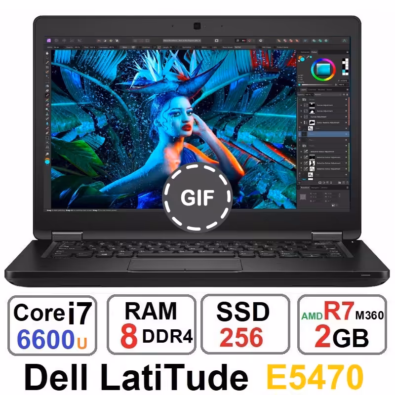 لپ تاپ Dell Latitude E5470 Core i7 6600u