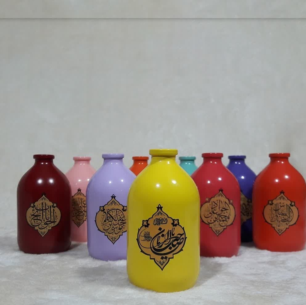 گلدان مذهبی زیبا با اسامی چهارده معصوم