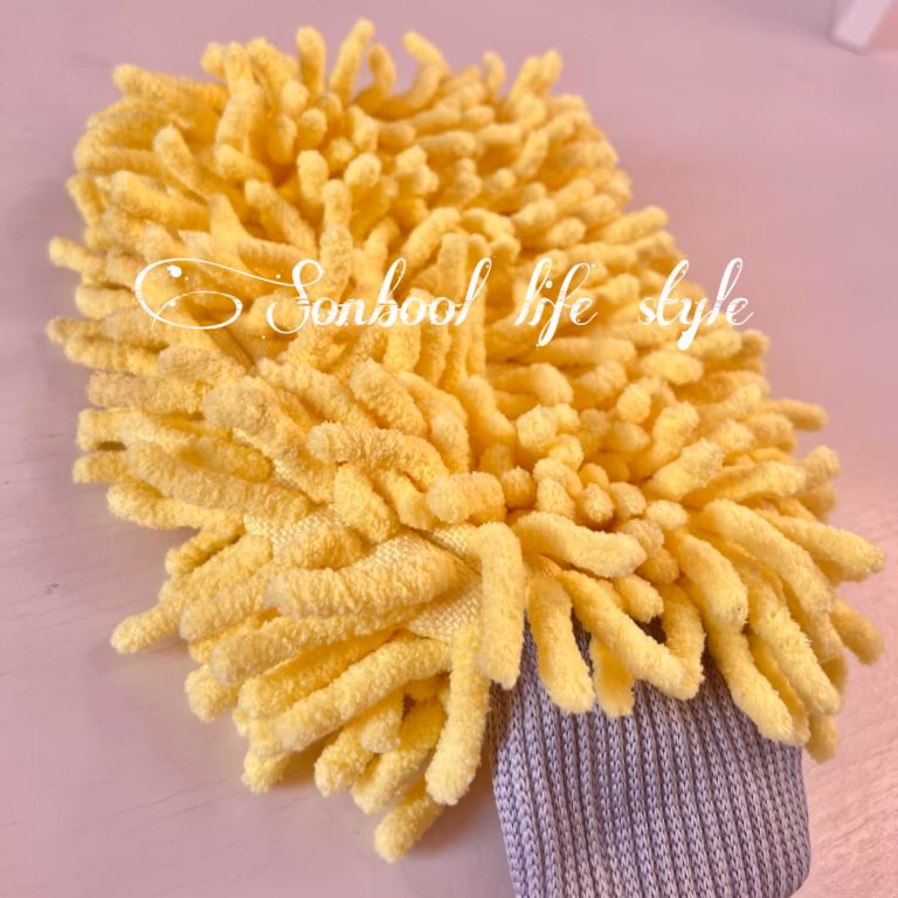 دستمال ماکارانی-رنگ زرد-با کیفیت درجه یک-سایزL