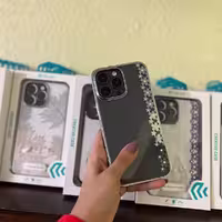 کاور دیویا طرح گل مناسب برای گوشی موبایل اپل iphone 14 pro  رنگ نقره ای