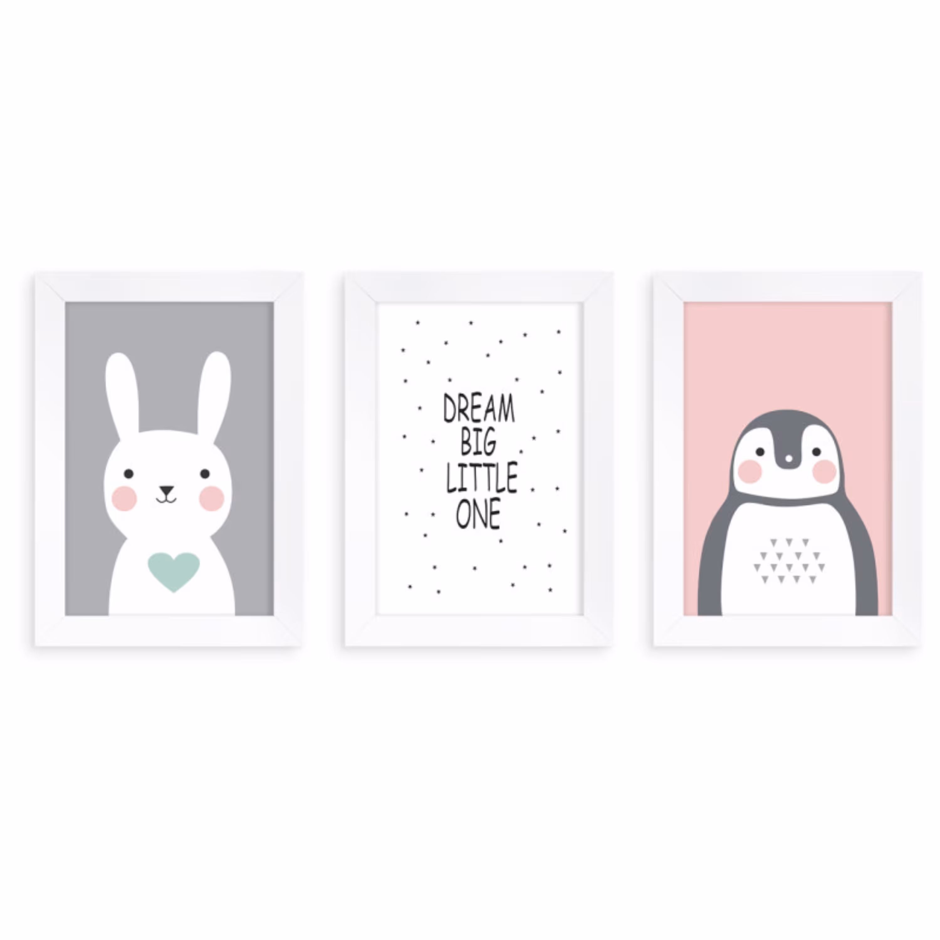 تابلو طرح دکوراتیو فانتزی کد a سایز 16 در 21 مجموعه 3 عددی