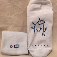 جوراب طرح استیکر 01، طراحی شده ، مناسب سایز 37-43