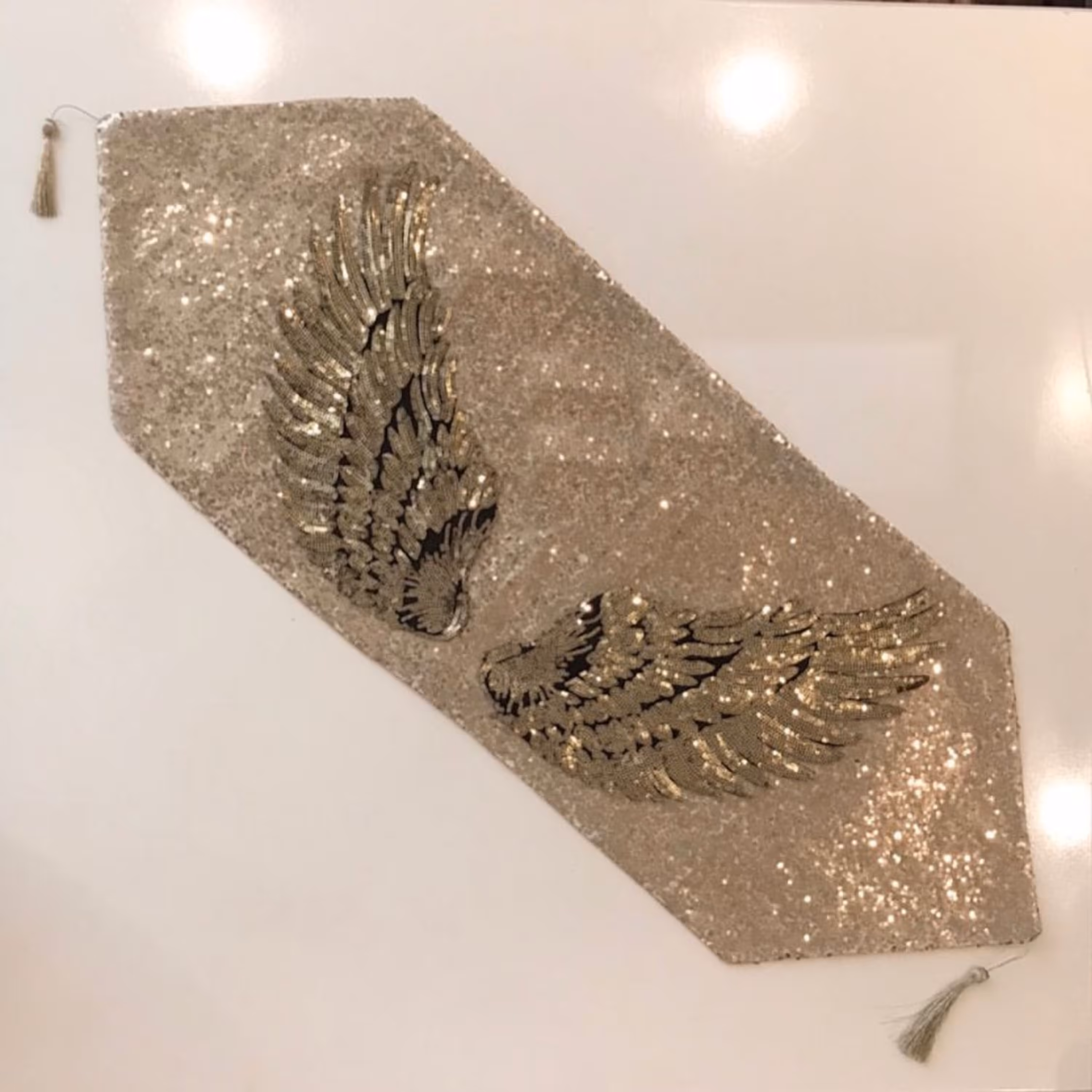 رانر پولکی طرح بال فرشته سایزبندی و رنگبندی