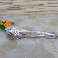 انبر سالاد استیل صدفی