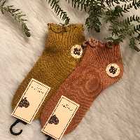 جوراب کبریتی لب فرفری دردورنگ مختلف 