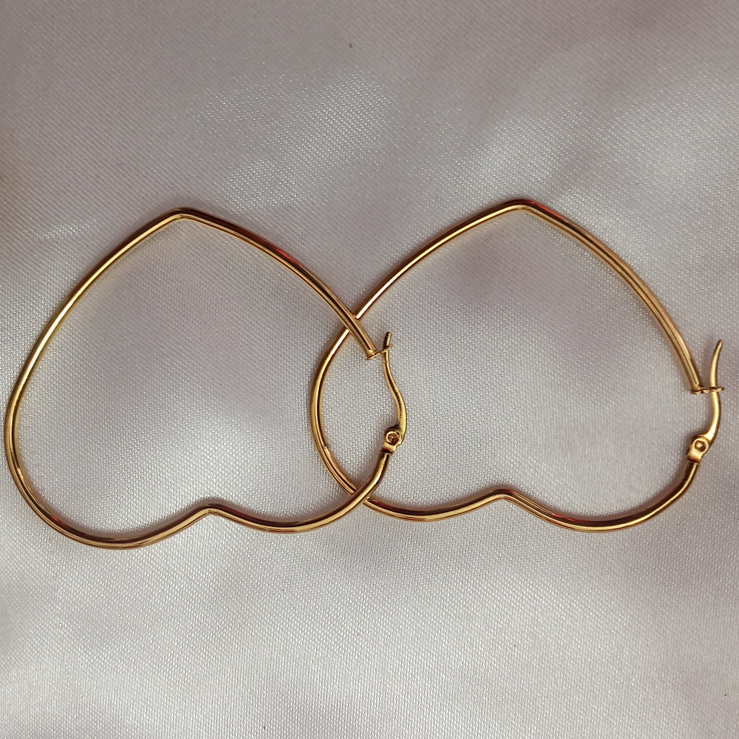 گوشواره استیل طرح قلب