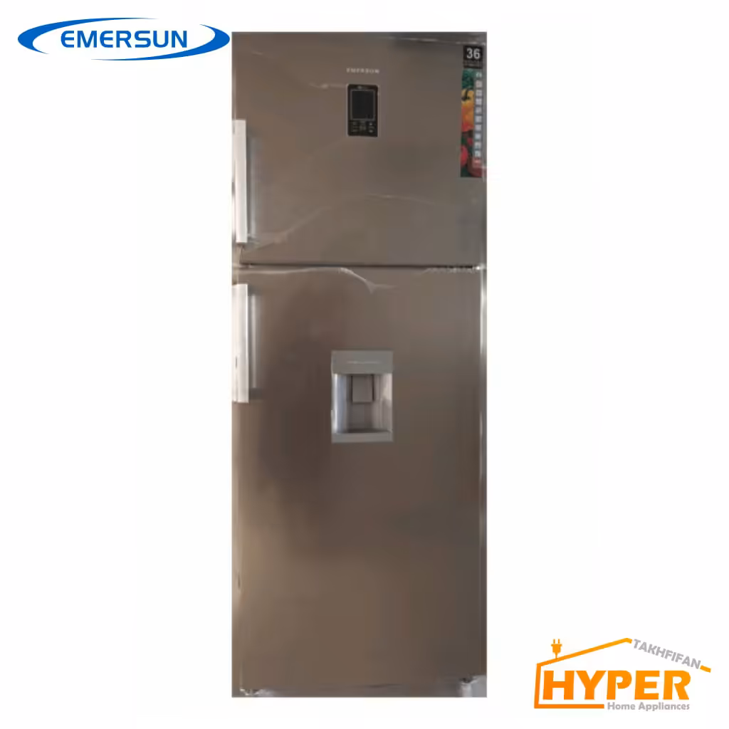 یخچال فریزر 18 فوت گلد فلت آبریزدار امرسان TFN18D طوسی