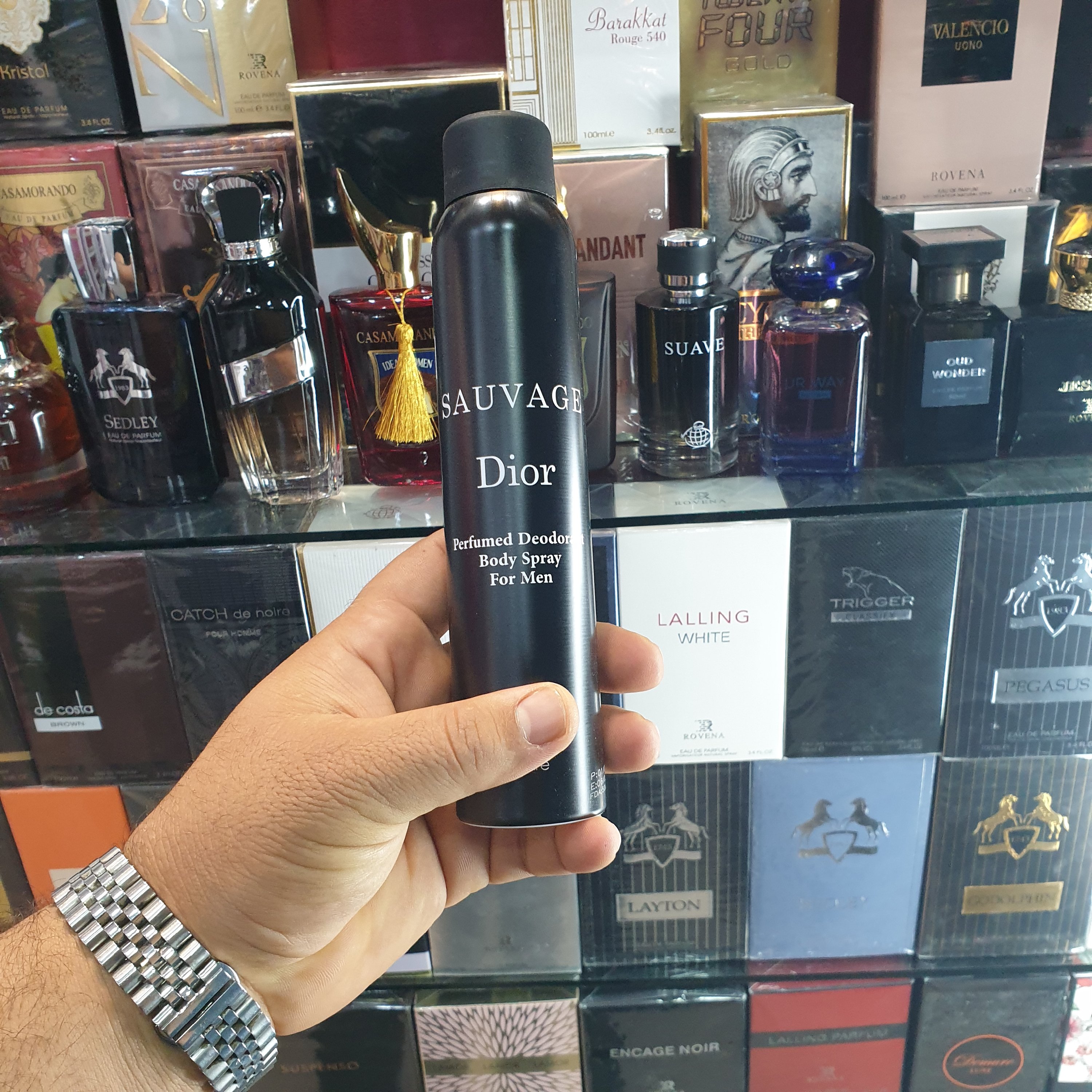 اسپری بدن رایحه ی ساواج دیور مردانه 200 میل