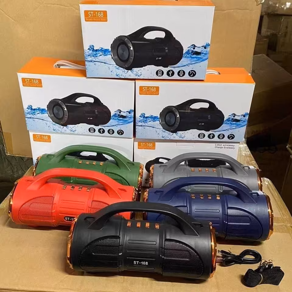 اسپیکر بلوتوثی قابل حمل مدل ST-168 رم خور فلاش خور 