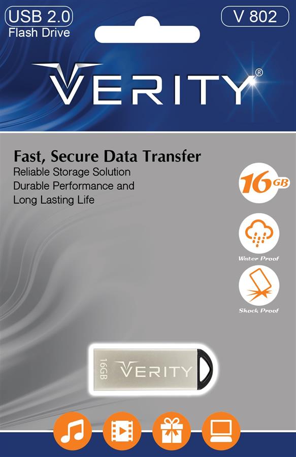 فلش مموری وریتی وی 802 با ظرفیت 16 گیگابایت