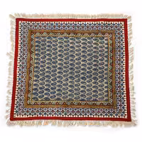 سفره قلمکاری طرح بته سرکج اعلا 100در100