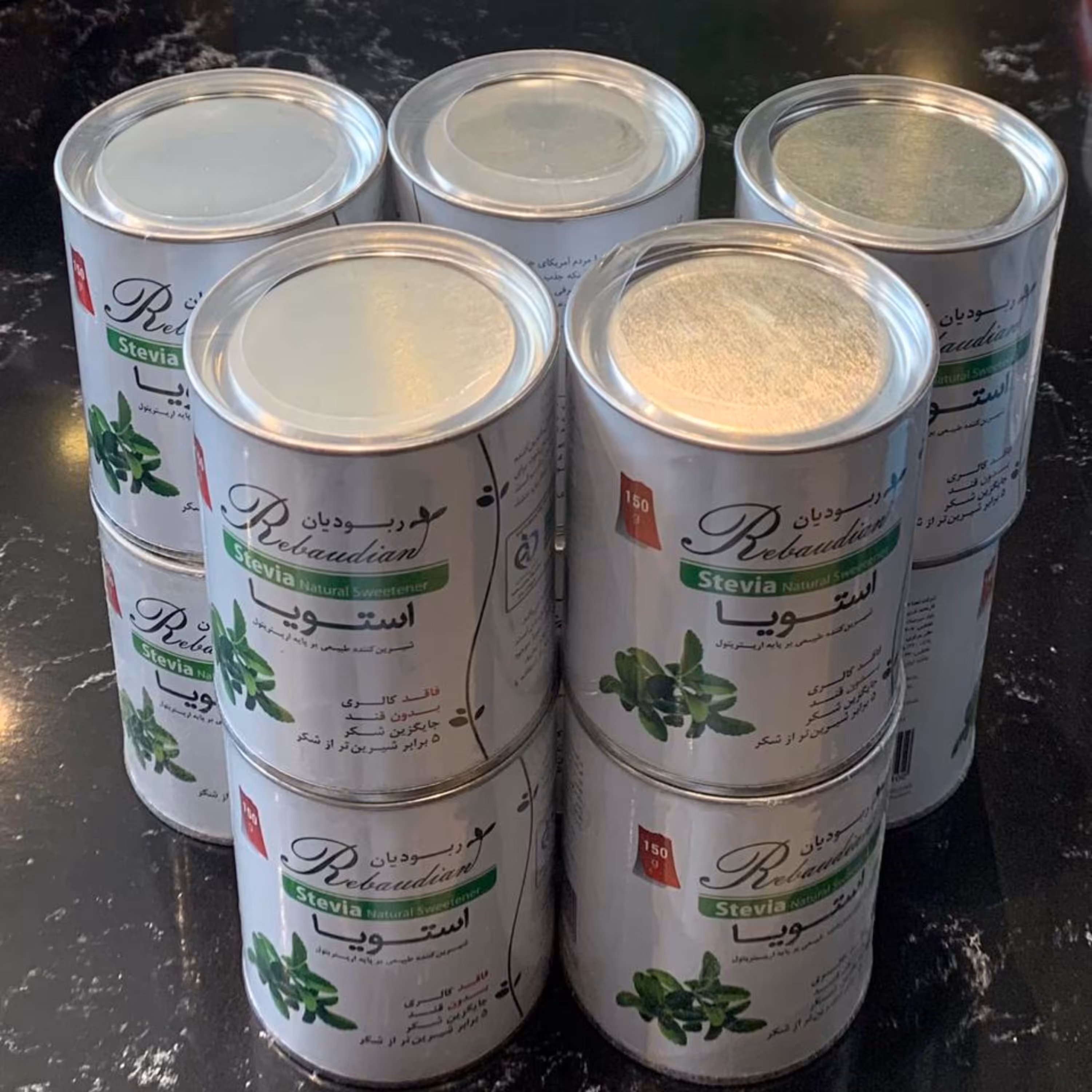 پک 10 عددی شیرین کننده استویا بر پایه اریتریتول (150 گرمی) به صورت عمده (شکر رژیمی)