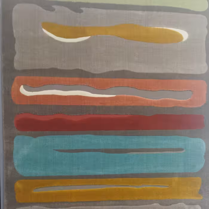 فرش پاتریس  فرش گلیم مدرن 400شانه طرح  بهرنگ رنگی سایز کناره یک در یک ونیم متری