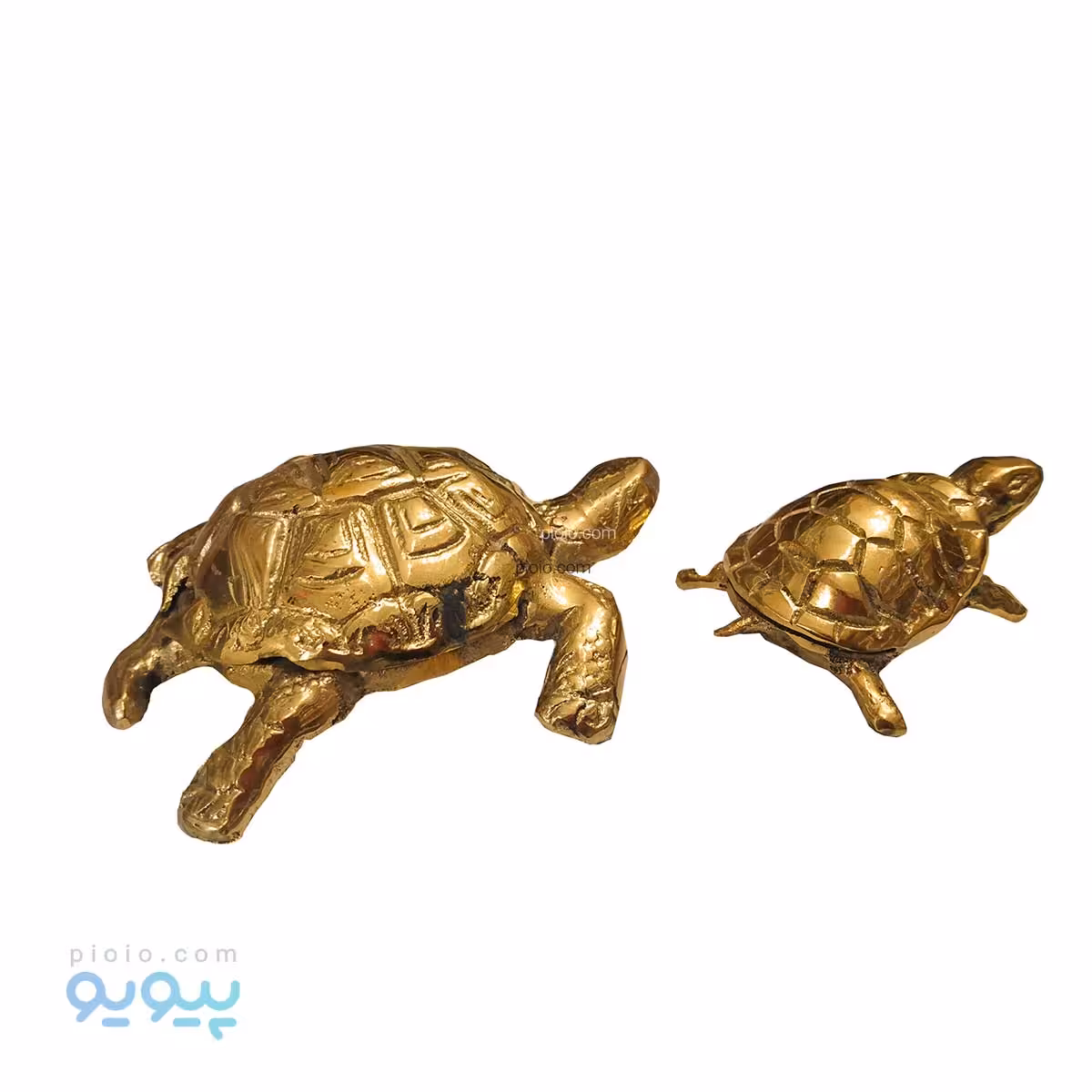 مجسمه دکوری طرح برنجی طرح لاک پشت