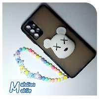 بند آویز گوشی طرح گل پاستیلی مقاوم و زیبا